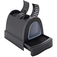 Imac Zuma - Met schuiflade - Zwart - Kattenbak - 56 x 40 x 42-5 cm